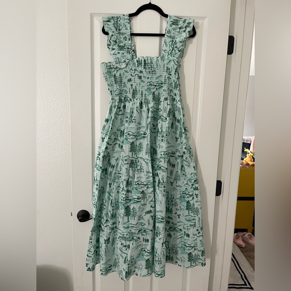 Hill House Ellie Nap Dress in Winter Toile